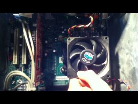 comment demonter ventilateur cpu