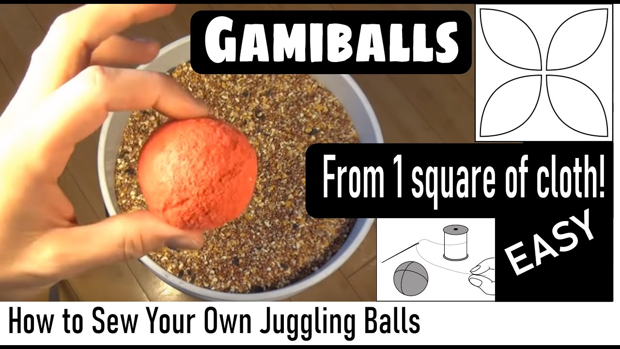 Gamiballs -- How to Sew your Own Juggling Balls