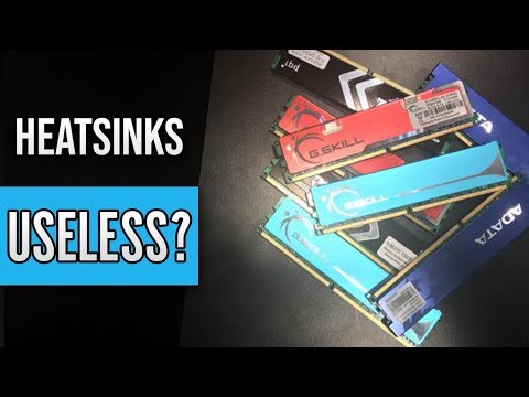 Why RAM Heat Sinks Are Completely Useless and Extremely Important At The Same Time