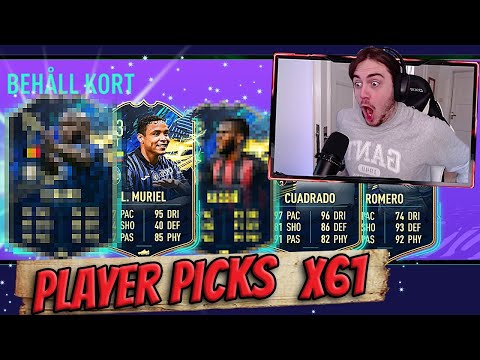 OMG!! FÅR 10 ST SERIE A TOTS I MINA 61 PLAYER PICKS! - Fifa 21 svenska