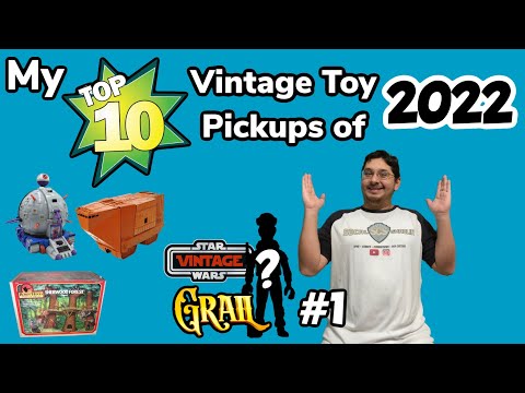 My TOP 10 Vintage Toy Pickups of 2022 | 80s & 90s Grails, Playsets & Figures