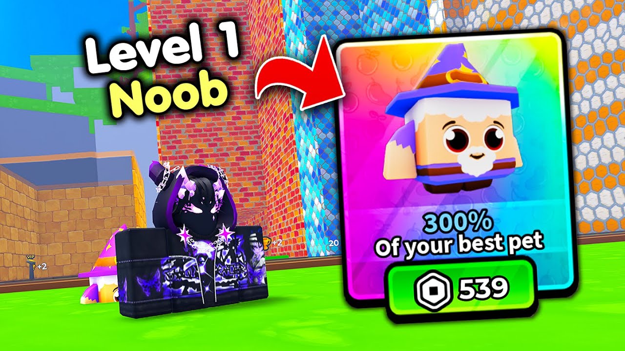 Starting Over as NOOB with BEST PET in Get Tall and Fall! (Roblox)