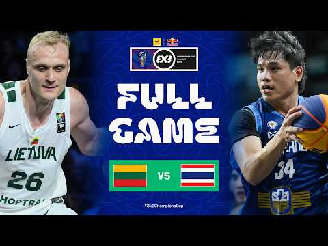 🇱🇹 Lithuania vs Thailand 🇹🇭 | FIBA 3x3 Sponsor | Red Bull Champions Cup 2026 | Full Game 🏆