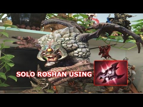 How - Solo Roshan with any ranged hero using armlet