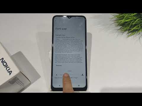 How to increase font size in nokia c21 plus | font size kaise bada kare nokia c21 plus