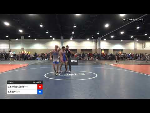 138 Kg Quarterfinal - Sergio Sweet Saenz, Virginia Vs Brandon Cody, Seminole County Wrestling Club