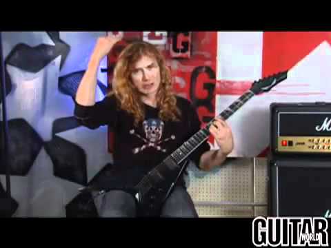 Dave Mustaine - Spider Chord Hand Changes demonstration.flv