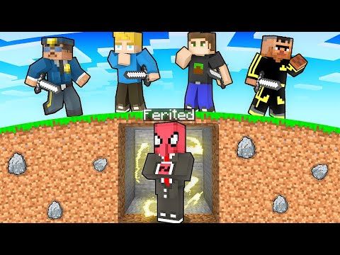 FERİTED MANHUNT'ta DÖNÜŞÜM ile TROLLEDİ - Minecraft