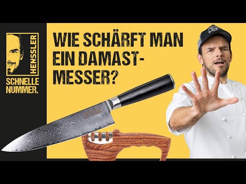 Wie schärft man ein Damastmesser? | Hensslers Anleitungen, Tipps & Tricks