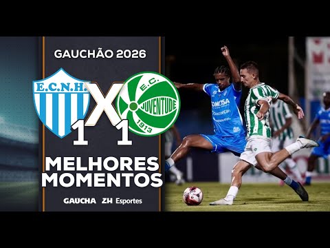 NOVO HAMBURGO 1x1 JUVENTUDE | MELHORES MOMENTOS | GAUCHÃO | 14/01/2026