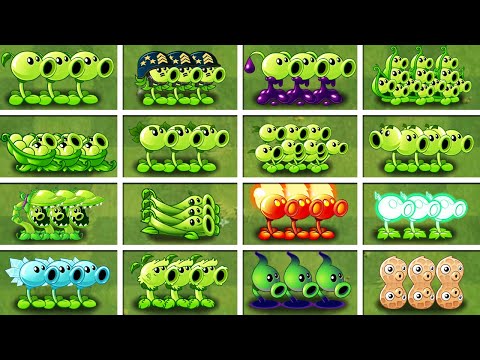 Random All Peashooters Plants Battlez - Who Will WIn? - PvZ 2 Plant vs Plant