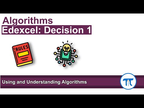 A Level Further Maths | Decision 1 | Using and Understanding Algorithms