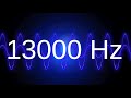 13000 Hz clean pure sine wave TEST TONE 13 khz frequency
