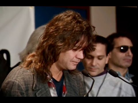 1992 Eddie Van Halen Show Complete Tribute Jeff Porcaro Press Conferente backstage Toto Lukather