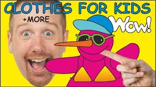 Clothes for Kids + MORE English Stories for Kids from Steve and Maggie | Learn with Wow English TV