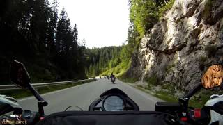 preview picture of video 'Region Mariazell / Rasing to Gaming (Honda Hornet onboard)'