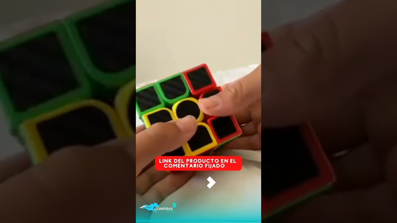 CUBO RUBIK de Fibra de Carbono 🎲 #shorts #youtubeshorts #amazonproducts #gadgets #viral