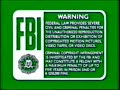 1991 Disney FBI Warning Screens Read By Robert Stack In DVS Style