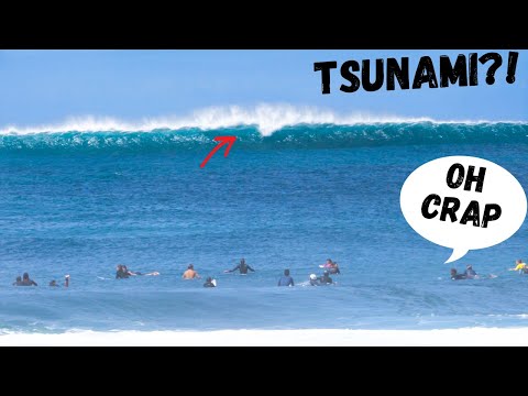 SURFERS VS 3RD REEF PIPELINE! HEAVY WAVES AND PERFECT ROLL-INS! *RAW FOOTAGE*