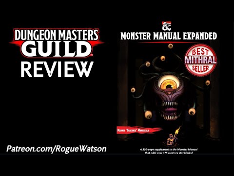 DMs Guild Review - Monster Manual Expanded
