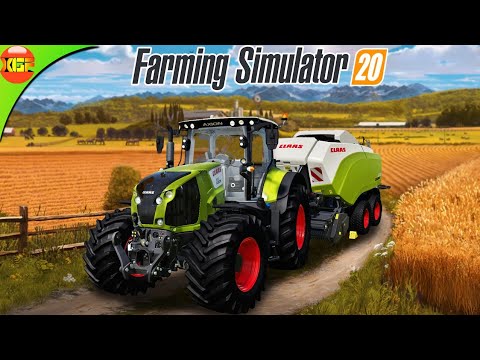 Making Bales With New Claas Combo  | Farming Simulator 20 Timelapse Gameplay, Fs20