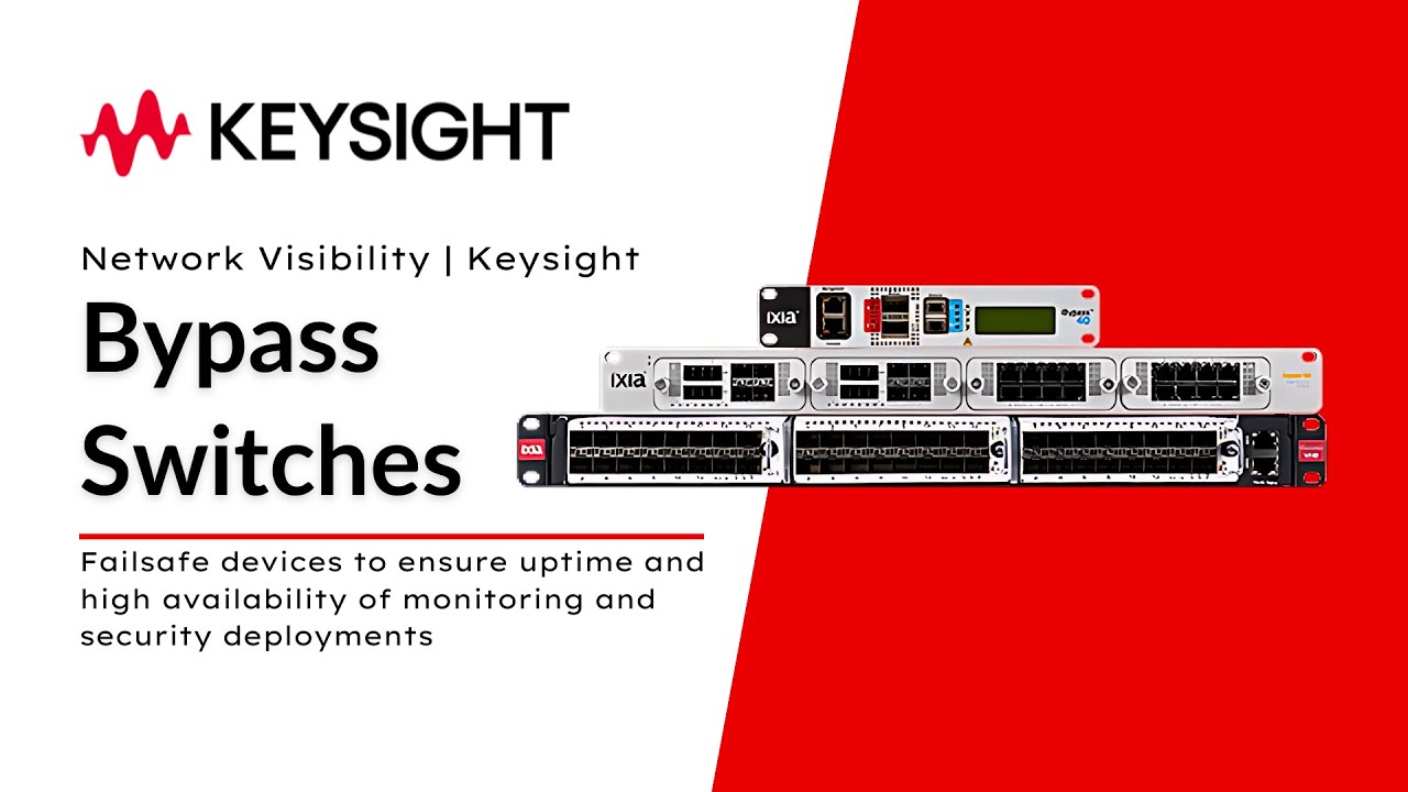 Keysight Bypass Switches 2025  | Keysight Network Visibility Solution | Ixia | INVAS Technologies