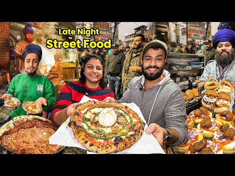 LATE NIGHT Street Food In Punjab | Famous Punjab Street Food | Indian Street Food