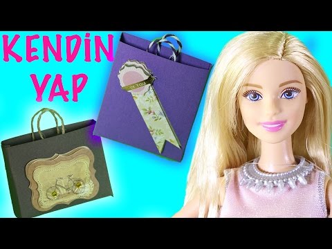 Barbie Alışveriş Çantası Yapımı | Barbie Türkçe izle | Nasıl Yapılır | EvcilikTV "Kendin Yap" Video