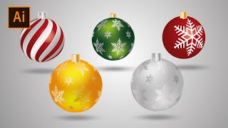 [일러스트레이터 강좌] 크리스마스 트리 장식에 딱이지~크리스마스 장식볼