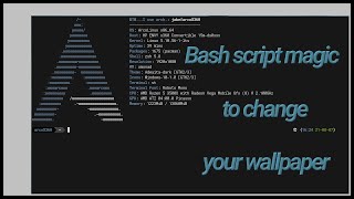 Shell script wallpaper changer -simple and easy