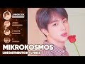 BTS Mikrokosmos Line Distribution Lyrics Color Coded PATREON REQUESTED
