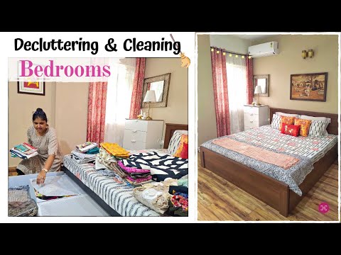 Bedroom decluttering tips (loft, wardrobe, bed storage box) + cleaning / Home hashtag life