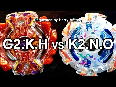 Gigant Gaia .K.H vs Kaiser Kerbeus .N.O - BATALHA BEYBLADE BURST! ベイブレードバースト