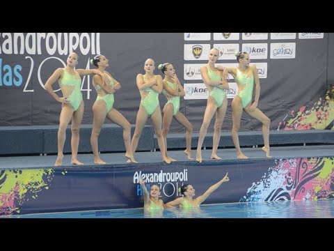 Mediterranean Synchronized Swimming Cup - COMEN Cup 2014 - Team Free Spain