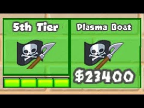 5th Tier Upgrades Mod - Plasma Boat! | Bloons TD Battles 5th Tier Boat (BTD Battles)