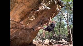 Video thumbnail of Petrified Prow, V5. Durango