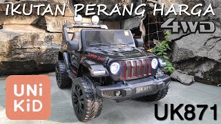 Download lagu REVIEW MOBIL AKI UNIKID UK871 JEEP RUBICON | IKUTAN PERANG HARGA mp3