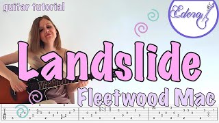 Landslide- fingerstyle guitar tutorial with on-screen Tab - Fleetwood Mac