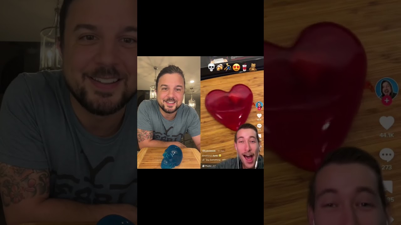 Jello shapes lesson with @itsmenicksmithy #shorts