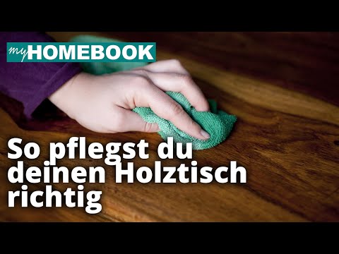 Holztisch ölen – so geht's | mySKILLS | myHOMEBOOK