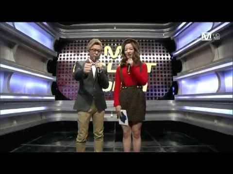 111208 엠카 A-pink.뽀미MC 축출본