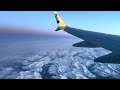 Airplane Taking Off Window View