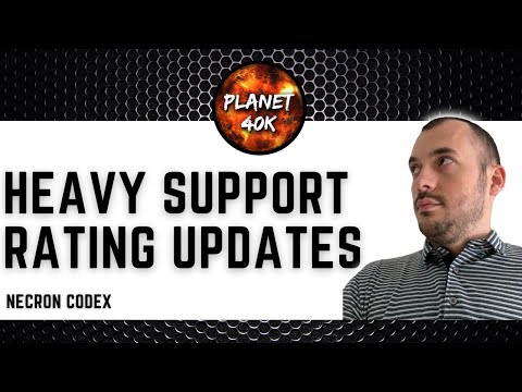 Necron Heavy Support Rating Updates + Summary - Review/Tactics  - 9th Necrons - Warhammer 40k