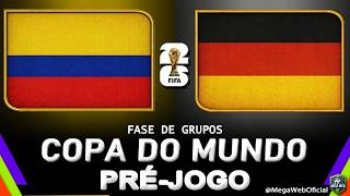 EQUADOR 2 x 1 ALEMANHA -- Pré-jogo (COPA DO MUNDO 2026)