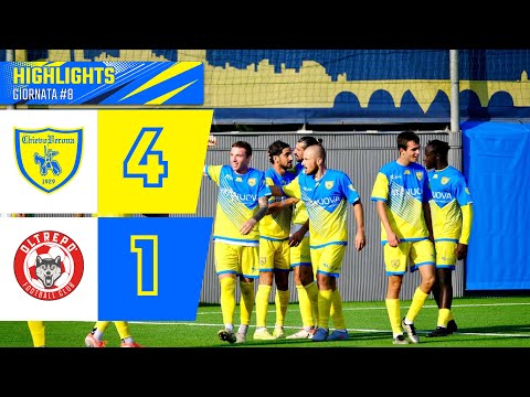 GLI HIGHLIGHTS DI CHIEVOVERONA - OLTREPÒ FBC 4-1 || 8a giornata Serie D