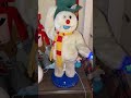 6 Days Till Christmas Gemmy Spinning Snowflake Frosty The Snowman