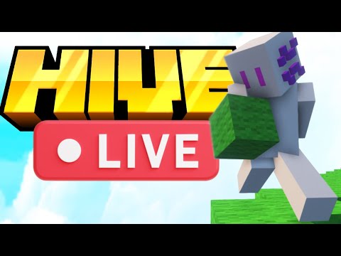 Axolox - HIVE LIVE WITH YOU!! | Anyone can JOIN :D | Minecraft Bedrock