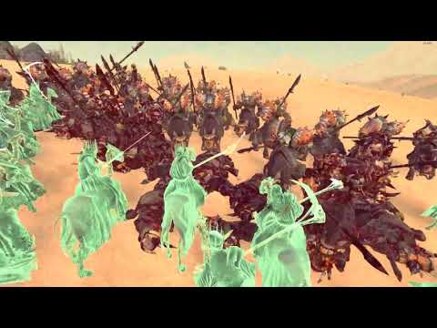 Broken Tusks Mob VS Hexwraiths - Total War: Warhammer 2