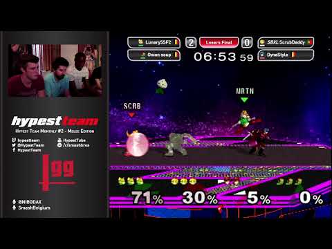 Hypest Monthly 2   Doubles   Losers Finals   LunarySSF2 & Onion soup vs ScrubDaddy & DynaStyle