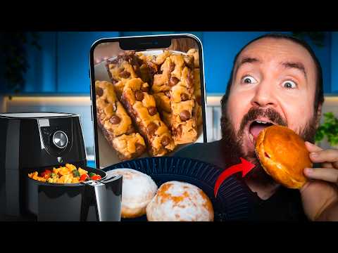Video Thumbnail: Ich TESTE die VIRALSTEN AIRFRYER Rezepte (und es ist vieeel zu gut!)